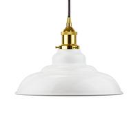 SE Home White St Edmund's Pendant Light - Gold - Black Round SE Home White