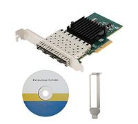 SE LGI350A 4FB PCI - E X4 4 - Port Gigabit Fiber Server Adapter, I350AM4 Network Card, High Performance Ethernet Card with 4 SFP Slots, Virtualization Support for Servers and