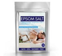 SE Luxury Epsom Salt Bath Crystals | Magnesium Sulphate | for Bath & Foot Soak | Helps Relax Tired Muscles | 1KG