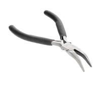 SE Mini Bent Nose Plier- Precision Pliers for Crafts, Jewelry, Electronic, DIY- 4-1/2 inch - LF03