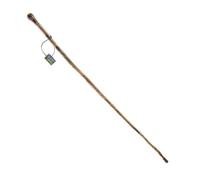 SE Natural Wood Walking Stick with Hand-Carved Spiral Design and Knob Top, 55" - WS622-56BH
