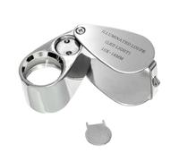 SE Professional 10x 18 mm Illuminated Metal Loupe - MJ3622L-10X