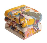 SE SOFTEXLY Boho Blanket 100% Cotton - Large Double-Sided Muslin Bedspread 200 x 230 cm, Cuddly Sofa Blanket & Bed Throw, Aesthetic Design, Ideal for Living Room & Bedroom 200X230cm