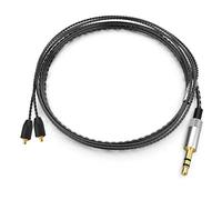 SE215 Cable Compatible with Shure SE215, SE215 PRO, SE315, SE425, SE535, SE846, AONIC 4, AONIC 5 Earphone, MMCX Cable 3.5mm, 4ft (Black)