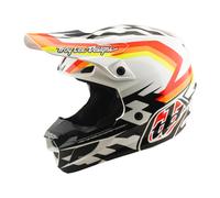 Troy Lee Designs SE5 Polycarbonate MIPS Dash Motocross Helmet, orange/white, size L (58/59)