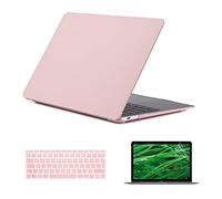Se7enline Compatible with 12 inch MacBook Case 2015/2016/2017/2018/2019 Laptop Hard Shell Cover Case for MacBook 12-Inch Model A1534 with Retina Display, Keyboard Cover, Screen Protector, Rose quartz