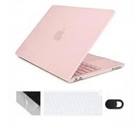 Se7enline Compatible with 13 inch MacBook Neo Case 2026 Model A3404, Hard Shell,Keyboard Cover,Webcam Cover,Trackpad Protector, Anti-Scratch Anti-Drop Slim Fit Full Protection,Blush Pink