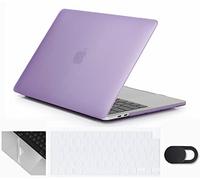 Se7enline Compatible with 14 inch Macbook Pro Case 2021/2022/2024 2023 M4 M3/M2/M1 A2918/A2992 A3112 A3401/A2779/A3434 Hard Shell Case & Keyboard Skin & Touchpad Protector & Webcam Cover,Light Purple