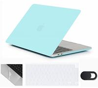 Se7enline Compatible with 2021-2025 MacBook Pro 14 inch Case Hard Shell Cover for A2918 A2992 A3112 A3401 A2779 A3434 M5 M4 M3 M2 M1 &Keyboard Skin&Touchpad Protector&Webcam Cover,Turquoise Blue