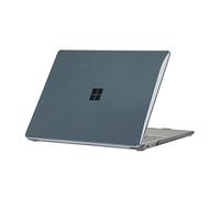 Se7enline Compatible With 2021 Microsoft Surface Laptop 4 Case 13.5 Inch Hard Cover for 2022 2019 Surface 5/3 Model 1868/1951 With Metal Keyboard Hard Shell, Crystal Black