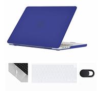 Se7enline Compatible with 2025 2024 2023 2022 2021 MacBook Pro 14 inch Case Hard Shell Cover for A2918 A2992 A3112 A3401 A3434 M5 M4 M3 M2 M1 & Keyboard Skin&Touchpad Protector&Webcam Cover,Navy Blue