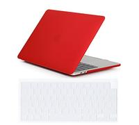 Se7enline Compatible with 2025 2024 2023 2022 2021 MacBook Pro 14 inch Case Hard Shell Laptop Cover for MacBook Pro New Model A2918 A2992 A3112 A3401 A2779 A3434 M5 M4 M3 M2 M1 &Keyboard Skin, Red