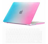 Se7enline Compatible with 2025 2024 2023 2022 2021 MacBook Pro 14 inch Case Hard Shell Laptop Cover for Macbook Pro Model A2918 A2992 A3112 A3401 A2779 A3434 M5 M4 M3 M2 M1 &TPU Keyboard Skin,Rainbow