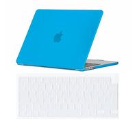 Se7enline Compatible with 2025 2024 2023 MacBook Air M4 M3 M2 case 15 inch Hard Laptop Cover for Mac Air 15.3-inch M4 M3 M2 Chip Model A2941/A3114/A3241 &Keyboard Protective Cover, Aqua Blue