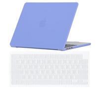 Se7enline Compatible with Apple MacBook Air 15 inch Case 2025 2024 2023 M4 M3 M2 for Mac Air 15.3-inch Model A2941/A3114/A3241 Laptop Protective Hard Shell Case with Keyboard Cover Skin,Serenity Blue