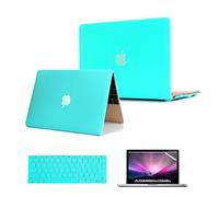 Se7enline Compatible with Macbook 12 inch Case 2015/2016/2017/2018 Plastic Hard Case Cover for Macbook 12-inch Retina Display Model A1534/A1931, Keyboard Protector Screen Protector, Robin Egg Blue