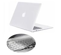 Se7enline Compatible with Macbook Air Case Snap-On Plastic Hard Clear Cover for Macbook Air 13 inch Model A1369/A1466 with Silicone Clear Keyboard Cover, Crystal Clear/Transparent