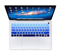 Se7enline compatible with MacBook Air Keyboard Cover 13 inch Soft Protector 2023 2022 2021 2020 2019 2018 for Mac Air 13-Inch with Touch ID with Retina Display. Model A1932 US Layout, Gradient Blue