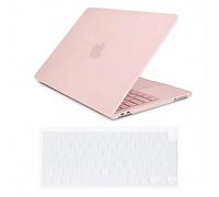 Se7enline Compatible with MacBook Neo 13 inch Case 2026 Model A3404, Hard Shell & Washable Keyboard Cover, Anti-Scratch Anti-Drop Slim Fit Protective for Daily Use Travel,Blush Pink