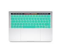 Se7enline Compatible with MacBook Pro 13/15 inch Retina Display With Touch Bar Version 2016/2017/2018/2019/2020 Model A1706/A1989/A2159/A1707/A1990 Keyboard Cover Skin (EU Layout), Turquoise Blue