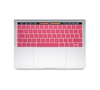 Se7enline Compatible with MacBook Pro 13/15 inch With Touch Bar Retina Display 2016/2017/2018/2019/2020 Model A1706/A1989/A2159/A1707/A1990 Macbook Keyboard Protector 13 inch (UK Layout), Pink