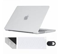 Se7enline Compatible with MacBook Pro 14 inch Case 2021-2025 Hard Shell Cover for Mac A2918 A2992 A3112 A3401 A2779 A3434 M5 M4 M3 M2 M1 &Keyboard Skin&Webcam Cover&Trackpad Protector,Transparent
