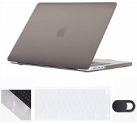 Se7enline Compatible with MacBook Pro 14 inch Case 2025 2024 2023 2022 2021 Hard Shell Cover for A2918 A2992 A3112 A3401 A3434 M5 M4 M3 M2 M1 &Keyboard Cover Skin&Webcam Cover&Trackpad Protector,Gray