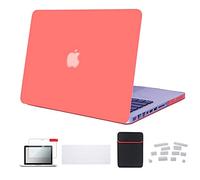 Se7enline Compatible with Old MacBook Pro 13 inch Case 2012/2011/2010/2009 for MacBook Pro A1278 with CD ROM Drive Hard Laptop Cover with Sleeve,Keyboard Cover,Screen Protector, Dust Plug,Living Coral