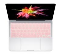 Se7enline for MacBook Pro 13/15/17 & Air 13 inch Keyboard Cover 2010-2016 | Silicone Waterproof Dustproof Durable Washable Laptop Accessories(EU Layout)Baby Pink