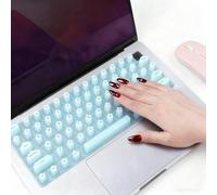 Se7enline Keyboard Cover for Long Nails Compatible with Mac Neo & Air 13/15 inch & Pro 14/16 (M5 M4 M3 M2 M1 A18 Pro) 2026/2025/2024/2023/2022/2021 US Layout Bubbles Stickers for Nail Art Green