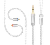 SE846 Cable Compatible with Shure SE215, SE215 Pro, SE315, SE425, SE425 Pro, SE535, SE846, AONIC 3, AONIC 4, AONIC 5, LZ A4 A5 UE900 Pro Earbuds Earphone, MMCX Replacement Headphone Cable, 4ft