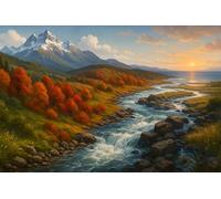 Sea 1000 Piece Jigsaw Puzzles for Adults, Colourful, Challenging & Brainteasing Adult puzzles 1000 Pieces Mountains, Fun jigsaws for The Whole Family 30x20 inch