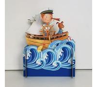 Sea Adventure Birthday Celebration 3D Pop Up Card For Kids By Alljoy Cards