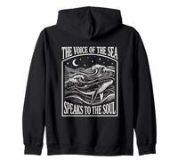 Sea Aesthetic Whale Voice of the Sea Zip Hoodie