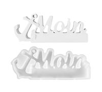 Sea Alphabet Silicone Mould - Reusable Seafood Letter Casting Mould, Cement Concrete Art Workshop, Decorative Design Tool for Professionals, Adults, Beach Theme Home Decoration