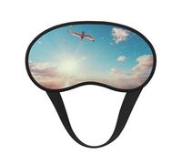 Sea and Blue Birds Sleep Eye Mask, Soft & Comfortable for Men, Women, Comfortable Sleep Mask