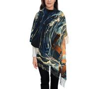 Sea and Sail Womens Fall Winter Scarf Cashmere Tassel Scarves Long Knit Shawl Wraps Soft Warm Blanket for Any Outfit