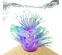 Sea Anemone Decorations for Aquarium - Flexible Silicone Anemone Ornaments for Aquarium, Artificial Aquatic Decoration for Room and Hotel