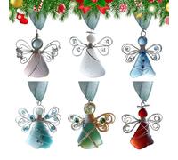 Sea Angel Set - Acrylic 6 Pieces 9 cm 2D | Christmas Tree Hanging Decoration with Coastal Style, Christmas Gift, Home Decor, Angell Pendant by Play