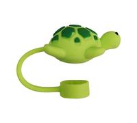 Sea Animal Cute Straw Cover Cap for Stanley Cup, 10mm Silicone Straw Topper for 30&40 Oz Stanley Tumbler with Handle, Reusable Straw Tips Lids Dust-Proof Topper for Water Bottle (sea turtle)