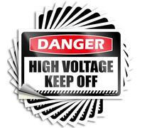Sea Animal Decals Reward for Teacher - Teacher Bulk Danger High Voltage Keep Off: Fade Resistant Man Cave Signs and Decor