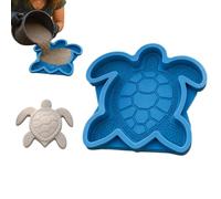 Sea Animal Oncrete Molds, Reusable Sea Animal Theme Stepping Stone Mold | 15.7'' Concrete Stepping Stones Garden Art, Turtle Cement Step Mold For Pavers, Casting Garden And Walkway