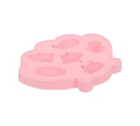 Sea Animal Silicone Ice Cube Tray, Freezer Safe Mould for Drinks | Six Marine Shapes, Press-To-Release Base, Stackable Design, Supports Whiskey, Iced Coffee Preparation and Parties