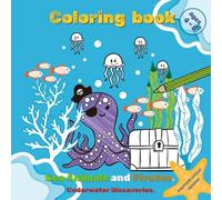 Sea Animals And Pirates. Underwater Discoveries.: Sea Life Colouring Book For Pre-School Children 4-8 Years Old. It Features Dolphins, Sharks, ... From The Ocean For Girls And Boys To Colour.