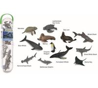 Marine animals set mini 12 pieces 7 - 1 1 cm