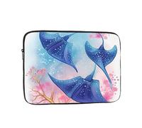 Sea Animals Stingrays Laptop Case Sleeve Water Resistant Laptop Bag Men Women Shockproof Protective Notebook Case 13 inch