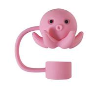 Sea Animals Straw Covers Cap Silicone Straw Topper,Reusable Dust-Proof Drinking Straw Tips Lids for 10mm Straws,Splash Proof Straw Topper Compatible with 30&40oz Tumbler with Handle