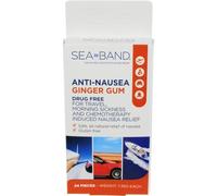 Sea-Band Anti-Nausea Ginger Gum (24 Pieces)