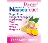 Sea-Band Mama! Sugar Free Ginger Lozenges, Pregnancy Sickness, 24 Lozenges
