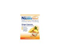 Sea-Band Nausea Relief Ginger Capsules for Travel Sickness Relief, 25 g